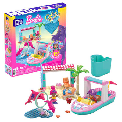 Mega Bloks Barbie Colour Reveal Dolphin Exploration Mega Bloks Barbie Colour Reveal Dolphin Exploration