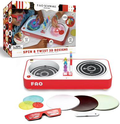 FAO Schwarz 3D Light-Up Spin Art Kit FAO Schwarz 3D Light-Up Spin Art Kit