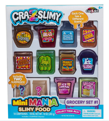 Cra-Z-Art Cra-Z-Slimy Mini Mania Slimy Food Cra-Z-Art Cra-Z-Slimy Mini Mania Slimy Food