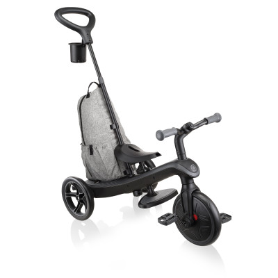Globber Explorer Trike 4 in 1 Deluxe Play -Black/Grey Globber Explorer Trike 4 in 1 Deluxe Play -Black/Grey