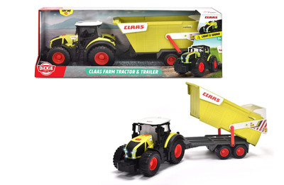 CLAAS Farm Tractor and Trailer Set