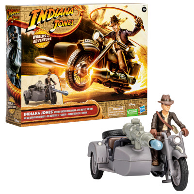 Indiana Jones: Worlds of Adventure Indiana Jones with Motorcycle and Sidecar Figure Indiana Jones: Worlds of Adventure Indiana Jones with Motorcycle and Sidecar Figure