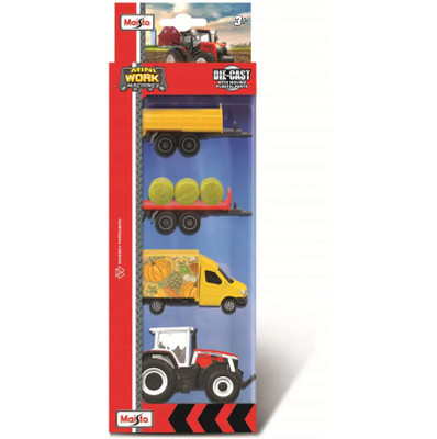 Maisto Mini Work Machines Farm 4 Pack Maisto Mini Work Machines Farm 4 Pack