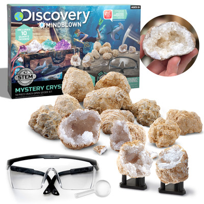 Discovery #Mindblown Geode Crystal Excavation Kit