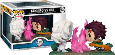 Demon Slayer - Tanjiro vs Rui TV Moments Pop! Vinyl Figure 2-Pack Demon Slayer - Tanjiro vs Rui TV Moments Pop! Vinyl Figure 2-Pack