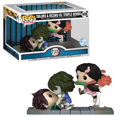 Demon Slayer - Tanjiro & Nezuko vs. Temple Demon Pop! Vinyl Figure