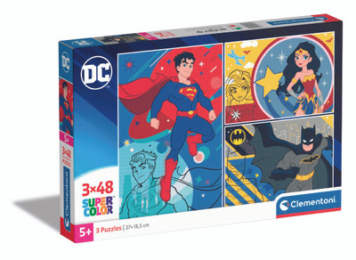 Clementoni DC Superma/Batman/Superwoman Super Colour Puzzle Clementoni DC Superma/Batman/Superwoman Super Colour Puzzle
