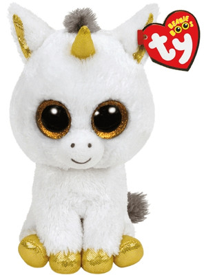 Beanie Boos Reg Pegasus White Unicorn