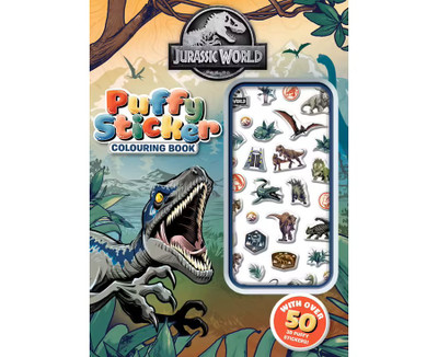 Jurassic World Puffy Sticker Colouring Book Jurassic World Puffy Sticker Colouring Book