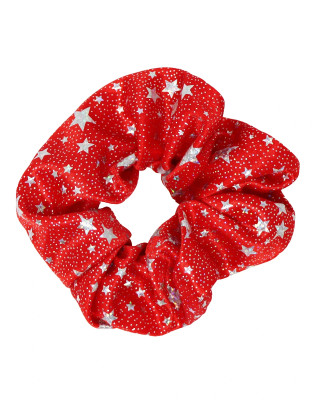Pink Poppy Christmas Holiday Scrunchie Pink Poppy Christmas Holiday Scrunchie