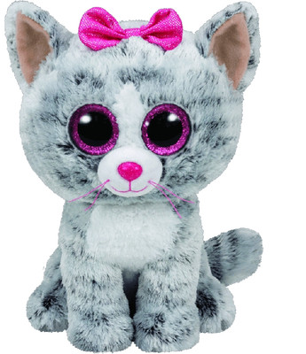 Beanie Boos Med Kiki The Grey Cat