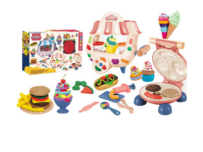 Colour Dough - Ice Cream Truck & Burger Press Colour Dough - Ice Cream Truck & Burger Press