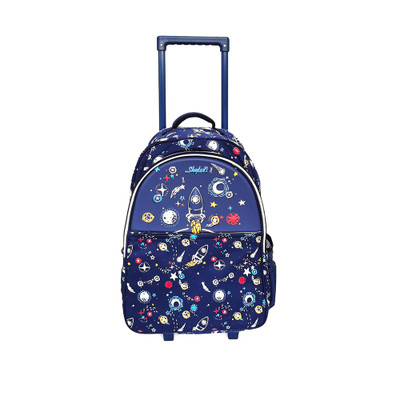 Trolley Backpack with LED Light Wheel - Outer Space Trolley Backpack with LED Light Wheel - Outer Space