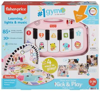 Fisher-Price Baby Gift Set Glow and Grow Kick & Play Piano Gym Fisher-Price Baby Gift Set Glow and Grow Kick & Play Piano Gym