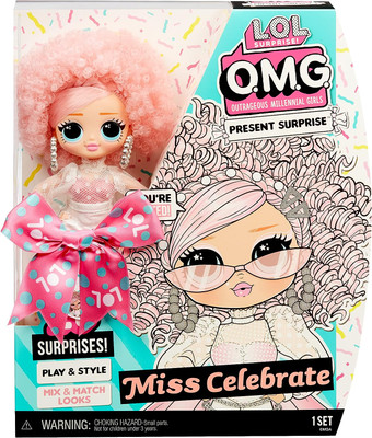 L.O.L. Surprise! OMG Present Surprise Series 2 Fashion Doll Miss Celebrate L.O.L. Surprise! OMG Present Surprise Series 2 Fashion Doll Miss Celebrate