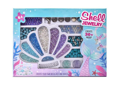 Mermaid Shell Jewelry Bead Set