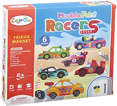 Mould & Paint Magnets - Racers