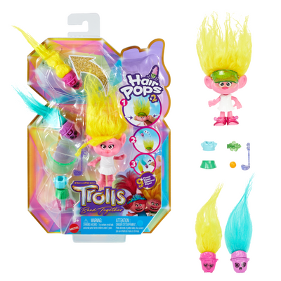 Trolls Band Together Hair Pops Small Dolls & Accessories Trolls Band Together Hair Pops Small Dolls & Accessories