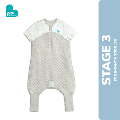 Love To Dream Sleep Suit 1.0 TOG Size 6-12 Months White - M Love To Dream Sleep Suit 1.0 TOG Size 6-12 Months White - M