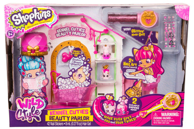 Shopkins S9 Hp Playset - Kennel Cuties Beauty Parlour
