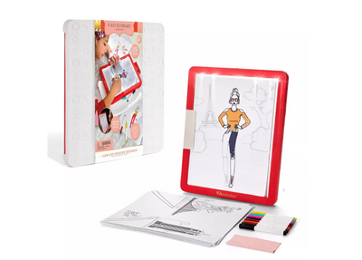 Fao Schwarz Toy Fashion Plate Designer Set LED Tracing Fao Schwarz Toy Fashion Plate Designer Set LED Tracing