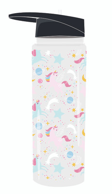 Unicorn Bottle 700ml - Black/Pink Unicorn Bottle 700ml - Black/Pink