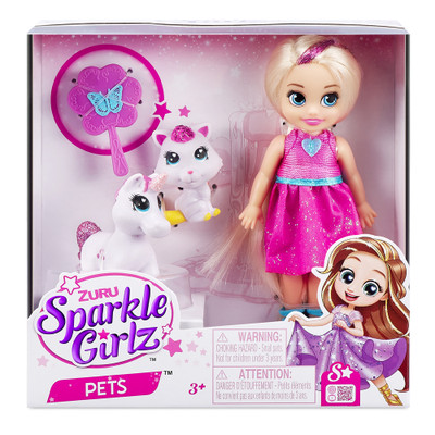 Sparkle Girlz 4.7" Fashion Doll with Pets Sparkle Girlz 4.7" Fashion Doll with Pets