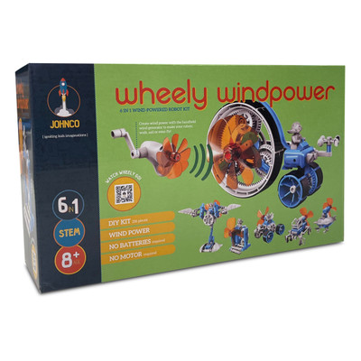 Johnco - Wheely Windpower 6-in-1 Wind-Powered Robot Johnco - Wheely Windpower 6-in-1 Wind-Powered Robot