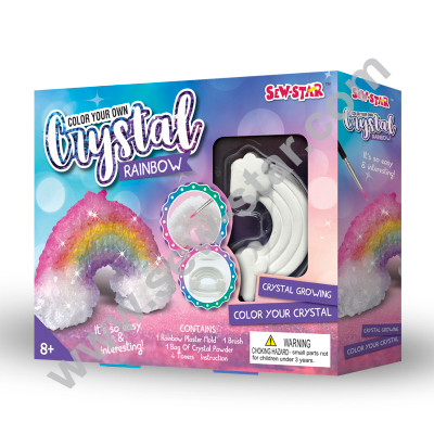 Colour Your own Crystal-Rainbow Colour Your own Crystal-Rainbow