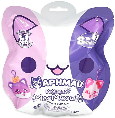 Aphmau Catface Plush Clip-Ons Aphmau Catface Plush Clip-Ons
