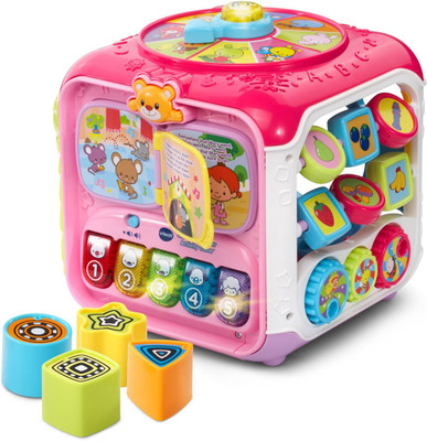 VTech Sort and Discovery Activity Cube - Pink VTech Sort and Discovery Activity Cube - Pink