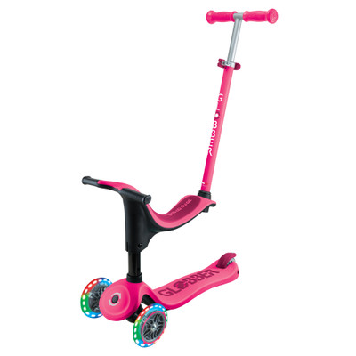 Globber GO UP SPORTY Lights V2 - Fuchsia/ Dark Pink Globber GO UP SPORTY Lights V2 - Fuchsia/ Dark Pink
