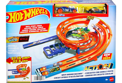 Hot Wheels Toy Car Track Set - Whip Around Raceway Hot Wheels Toy Car Track Set - Whip Around Raceway