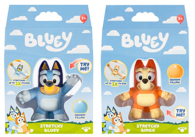 Bluey S10 Stretchy Hero Figures Bluey S10 Stretchy Hero Figures