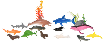 Marine Animals 16pc Tube Set Marine Animals 16pc Tube Set