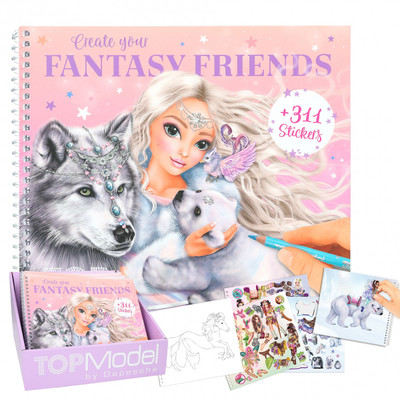 Top Model Fantasy Themed Colouring Book Top Model Fantasy Themed Colouring Book
