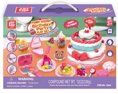 Funny Dough Birthday Party Playset Funny Dough Birthday Party Playset