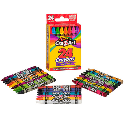 Cra-Z-Art Stationery 24 pcs Crayons