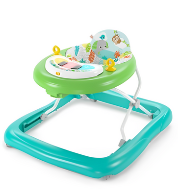 Bright Starts Tiny Trek Walker, Jungle Vines, 2-in-1 Walker Bright Starts Tiny Trek Walker, Jungle Vines, 2-in-1 Walker