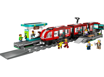 LEGO City Downtown Streetcar and Station 60423 LEGO City Downtown Streetcar and Station 60423