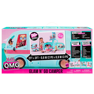 L.O.L. Surprise! OMG Glam N' Go Camper Playset with 50+ Surprises and 360° Play L.O.L. Surprise! OMG Glam N' Go Camper Playset with 50+ Surprises and 360° Play