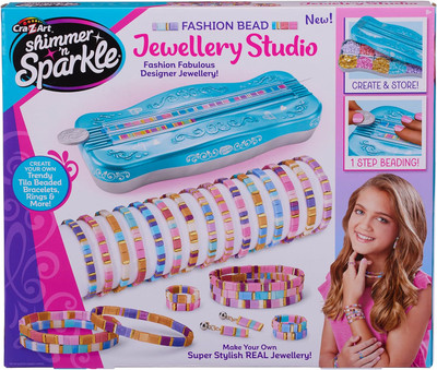 Cra-Z-Art Shimmer 'N Sparkle Fashion Bead Jewellery Studio Cra-Z-Art Shimmer 'N Sparkle Fashion Bead Jewellery Studio