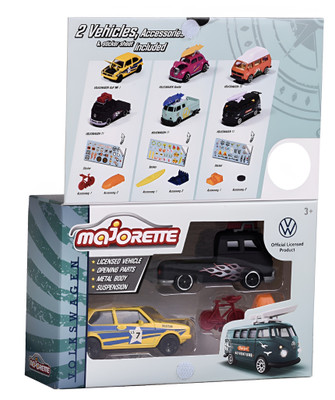 Majorette Volkswagen Originals 2 Piece Majorette Volkswagen Originals 2 Piece
