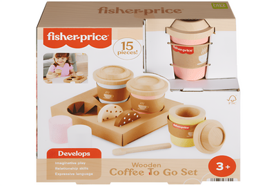 Fisher-Price Wooden Coffee To Go Set Fisher-Price Wooden Coffee To Go Set