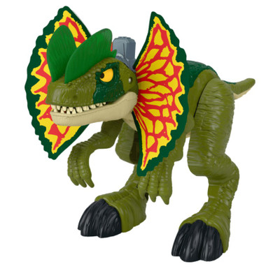 Imaginext Jurassic World thrash Attack Dilophosaurus Dinosaur with Lights & Sounds Imaginext Jurassic World thrash Attack Dilophosaurus Dinosaur with Lights & Sounds