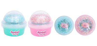 Bicolour Tube Beads Axolotl Crystal Putty Bicolour Tube Beads Axolotl Crystal Putty