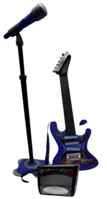 Guitar and Microphone Play Set - Blue Guitar and Microphone Play Set - Blue