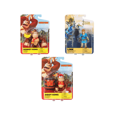 Nintendo 4" Figures Franchise Mix Wave 2