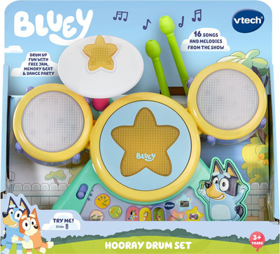 VTech Bluey Hooray Drum Set VTech Bluey Hooray Drum Set