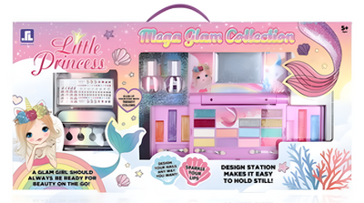 Sparkling Mermaid Mega Glam Girls Makeup Collection Beauty Kit Sparkling Mermaid Mega Glam Girls Makeup Collection Beauty Kit